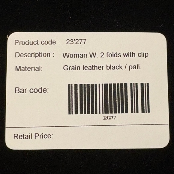 BVLGARI Black Leather Wallet with Silver Logo - Picture 9 of 11